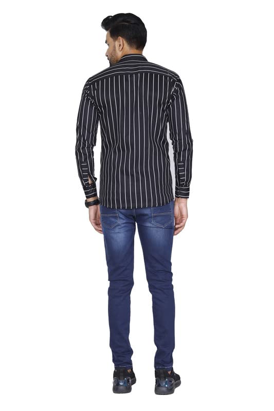 Image of Pure Cotton Solid Slim Fit Semi Casual Shirt for Men's & Boy's (Pack of 1)
