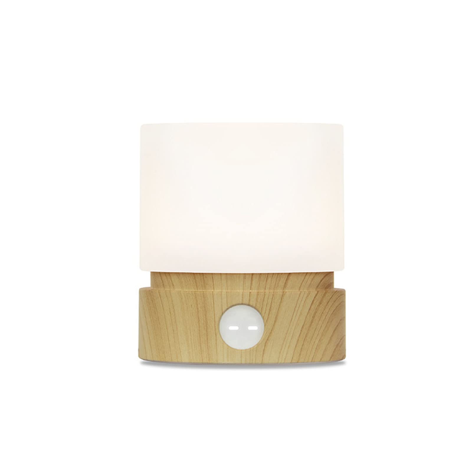 Luce Notturna LED Touch Cilindro,Lampada da Comodino Regolazione Continua Ricaricabile,Il Corpo della Lampada può Essere Ruotato in Tempo,B