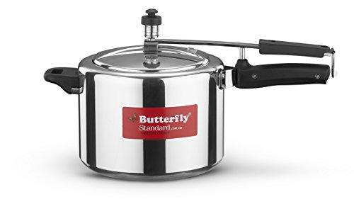 Image of Butterfly Standard Plus Induction Base Aluminium Pressure Cooker, 5 Litre
