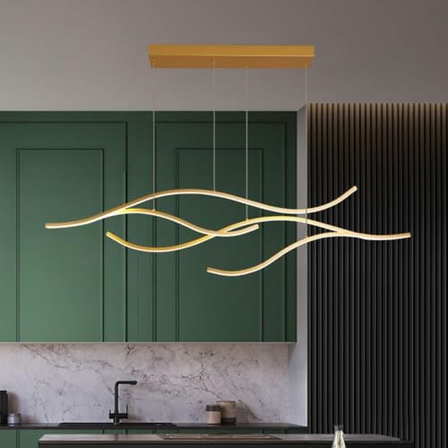 Lustre LED pour salle à manger suspendu réglable et moderne - 3