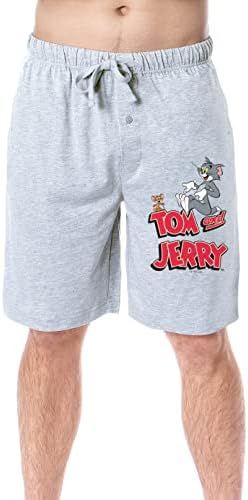INTIMO Tom And Jerry Mens' Classic Cartoon Character Logo Sleep Pajama Shorts image 4