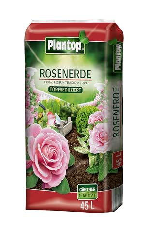 Rosenerde Plantop 45 Liter NEU Blumenerde Rosen-Erde Gärtnerqualität aus Bayern!