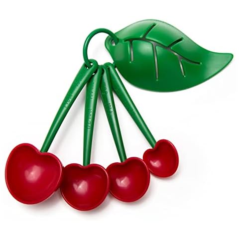 OTOTO Mon Cherry Measuring Spoons & Egg Separator Cover