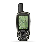 Garmin GPSMAP 64sx, Handheld GPS with Altimeter and Compass, Preloaded With TopoActive Maps, Black/Tan