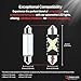 Nakamichi LED Bulb 578 C5W Festoon LED Bulbs CANBUS Error Free 12-SMD 2016 Chipsets 6000K White Replacement for Car Interior Map Dome Courtesy License Plate Lights (Pack of 2) (White Colour, 31mm)