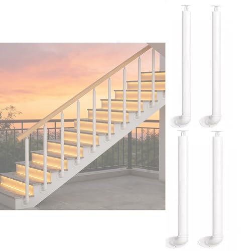 Poteaux de rampe d'escalier à fixation latérale et support d'angle réglable - 2