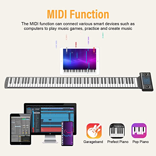 Konix PS88EB-A Roll Up Piano 88 Key thumb #1