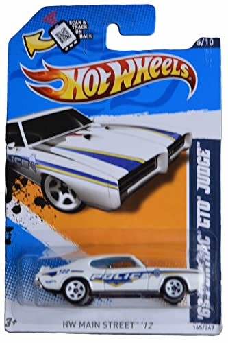 Hot Wheels 69 Pontiac GTO Judge 2012 voiture miniature miniature americaine 1/64