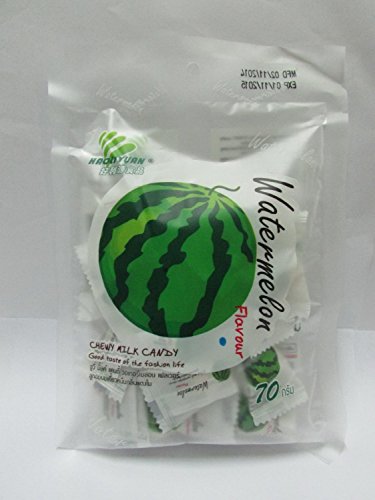 Caramelos masticables sabor sandía 380 g 100 pzas miniatura 2