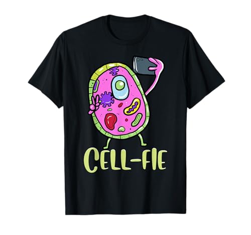 Ciencia divertida Biología Biólogo Cell-Fie Cellfie Selfie Camiseta
