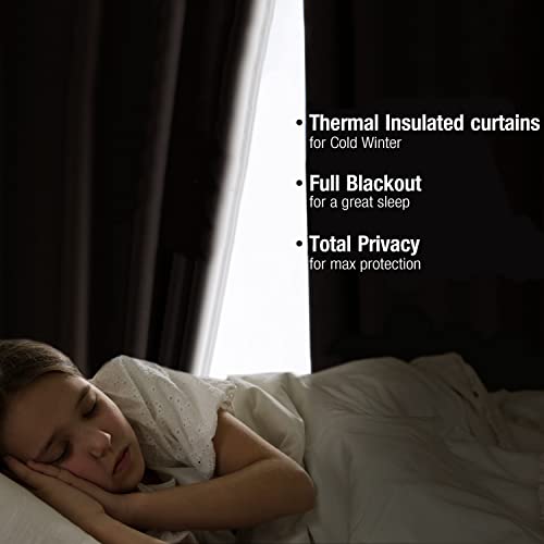 Image of Pink Blackout-Curtains for Bedroom Pom Pom Thermal Insulated 100% Full Blackout Curtain Panels for Girls Baby Nursery Room 84 inch Energy Efficient Window Drapes for Kids 52 inchw x2 Panels Rod Pocket