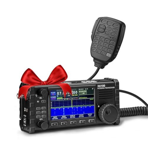 Xiegu X6100 HF Radio Transceiver, 10W Full Mode SDR Radio Su