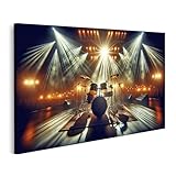 islandburner Prime Bild auf Leinwand Buehne Schlagzeug 