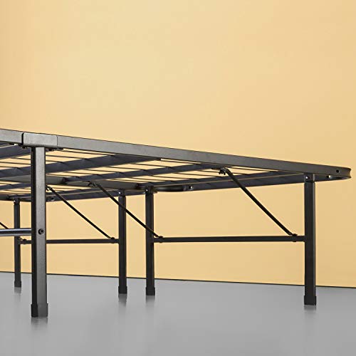 Zinus Callie 14 Inch Classic Smartbase Mattress Foundation / Platform Bed Frame / Box Spring Replacement / Quiet Noise-Free / Under-Bed Storage, Queen #TOP2