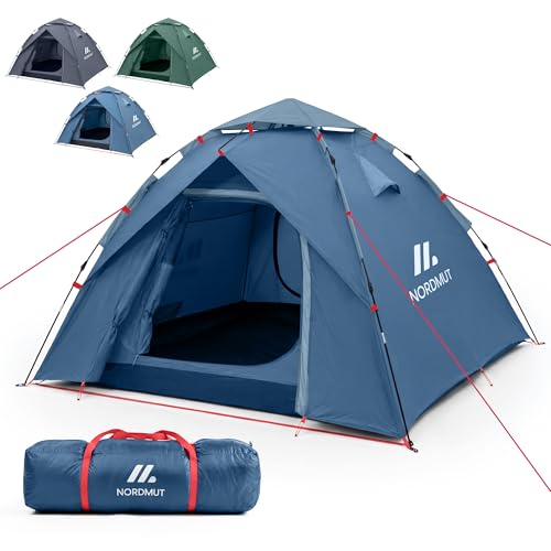 🌿 IMPERMEABILE – Realizzata in poliestere 190T di alta qualità con rivestimento PU, cuciture sigillate e pavimento resistente 5000 mm. Protegge da pioggia e umidità – comfort asciutto in qualsiasi condizione.