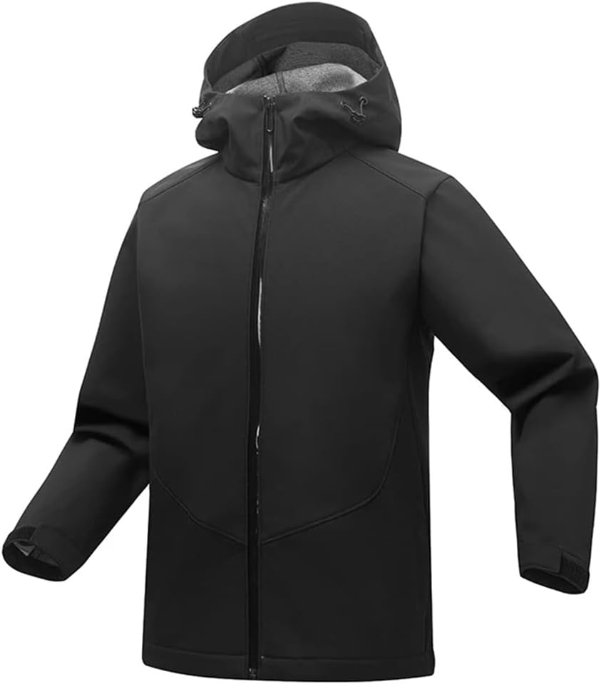 Men Outdoor Contrast Color Splicing Windproof Coat Waterproof Mountaineering Trekking Hiking Jacket