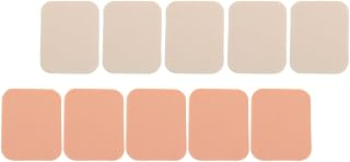 10pcs Square Makeup Puff for Wet and Dry Use, Soft Sponge Pad | Synthetic Sponge, Skin Friendly Feel, for Foundation Cream Concealer Blush Highlighter, White