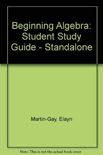 Beginning Algebra 0131858068 Book Cover