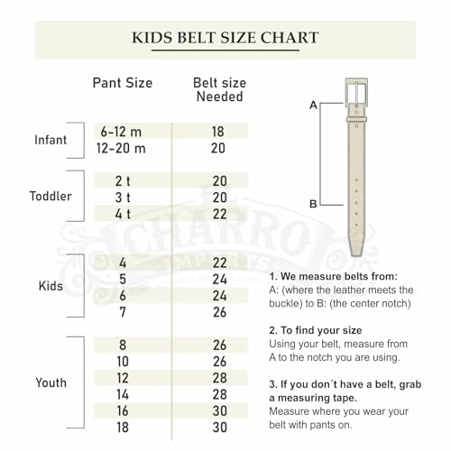 Kids Baby Toddler Western Leather Belt Boys Girls Basket Weave Decorated Heavy Duty Cowboy Rodeo Belt.2