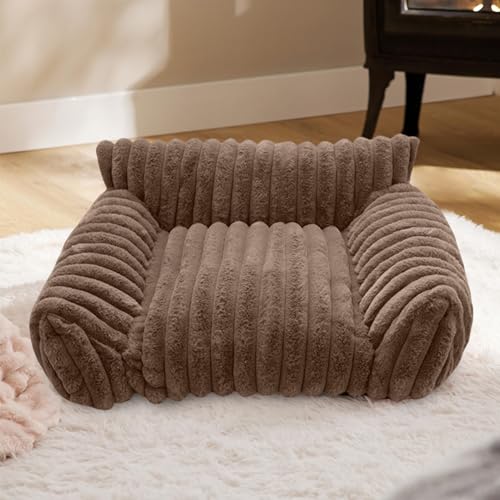 Lit pour chat contre l'anxiété - Canapé en peluche lavable - 7