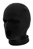 AcademyFits Full Face Ski Mask Beanie Adjustable Fit Men Women Unisex One Three Hole Winter Headwear