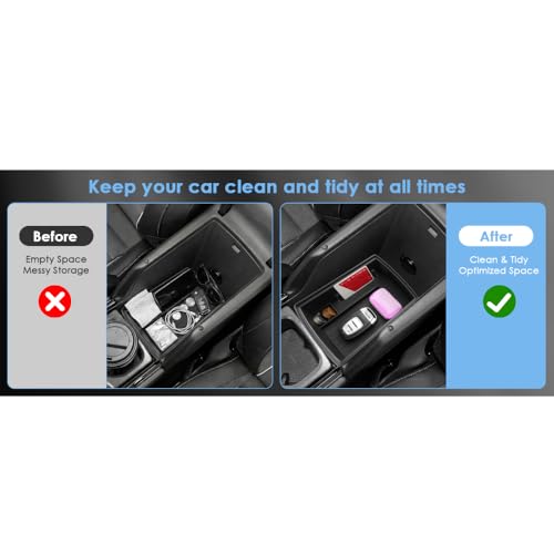 Compartiment accoudoir vide pour console centrale BMW Série 3 solution rangement rangé - 3