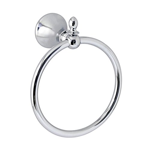 Modona Four Piece Bathroom Accessories Set, Includes 24” Towel Bar, Robe Hook, Towel Ring, And Toilet Paper Holder – Polished Chrome – Antica Series - 5 Year Warrantee #TOP3