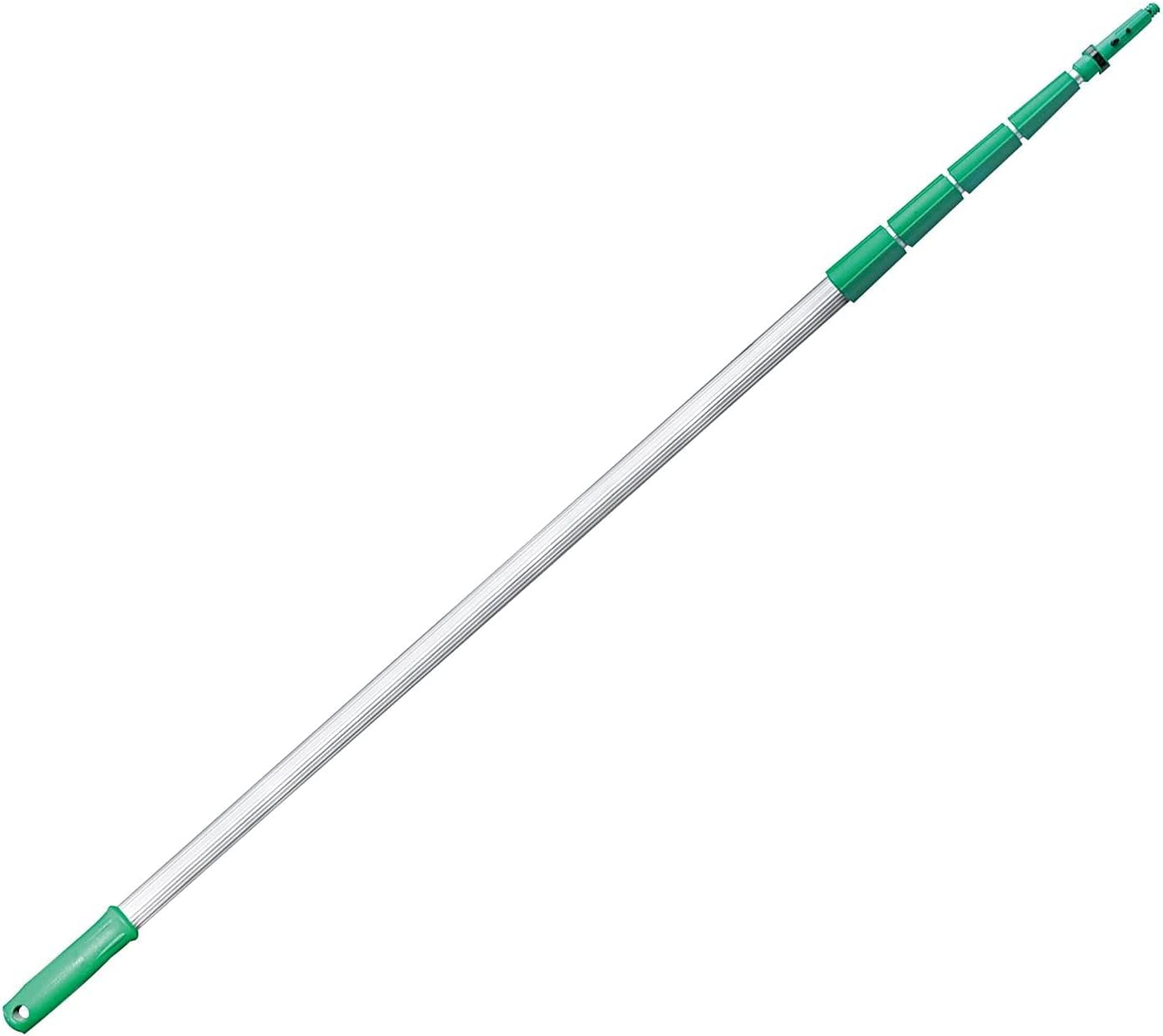UNG TF900 Silver Plastic TelePlus Modular Telescopic Extension Pole System, 6' - 30'