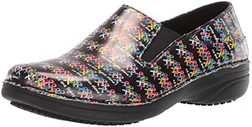 Spring Step Professional Women's Ferrara-Fighter Clog, Black Multi, 8.5