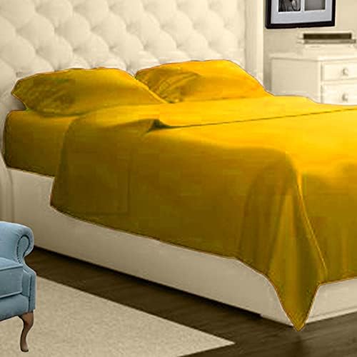 Rainbow Style Flannelette Bed Sheet Set 100% Brushed Cotton Includes Fitted Sheet, Flat Sheet and 2 x Matching Pillowcases Bed Sheet Set White Double
