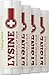 Lysine Lip Balm | 4 Pack | Moisturize & Soften | by Piping Rock