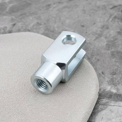 Briny River 2 Stück M10 x 1,5 Luftzylinder-Gabelkopf Ende 52 mm Rechtshänder Innengewinde Y-Stecker für elektronische Automatisierungsgeräte