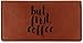 RNK Shops Coffee Addict Leatherette Checkbook Holder - Single Sided
