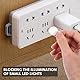 2 Blätter Lichtblockierung Aufkleber, Verdunkelung Aufkleber für elektronische LED Dimmen, schwarz und weiß Licht Dimmen Led Abdeckung.