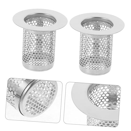Filtro colador de desagüe de acero inoxidable 2 pcs miniatura 4