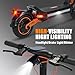 Off Road Electric Scooter Dual Motor, Fast Electric Scooter 30 Mph Speed, Heavy Duty 400 lb Capacity & Dual Suspension