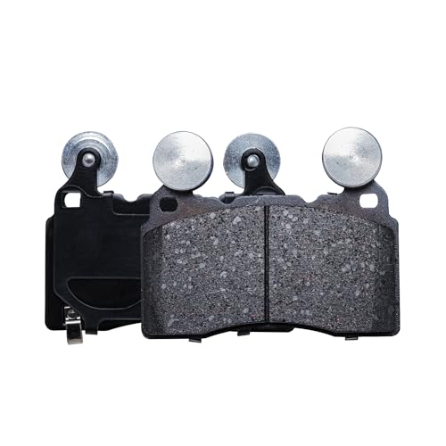 Image of Detroit Axle - Front Ceramic Brake Pads with Hardware Set Replacement for Chevrolet Camaro CT6 ELR - 4pc Set