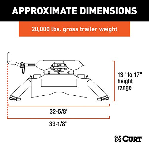 Curt 16130 Q20 5Th Wheel Hitch, 20,000 Lbs thumb #1