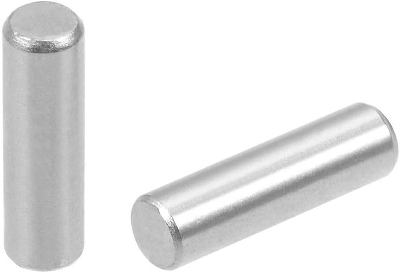 Yesallwas 100Pcs 4mm x 12mm Dowel Pin Stainless Steel Shelf Support Pin Metal Fasten Elements Used On Precise Location by Yesallwas (4mm x 12mm 100Pcs)