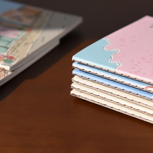 Stitch Mini Line Note Seoul-Street Monolike - Lot de 4 carnets de notes lignés - 6