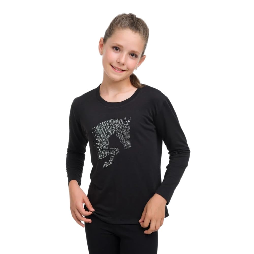 CAVALLIERA Jumping Star Junior Long Sleeve T-Shirt 8-9 Years