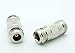 High Value Pure Brass (Not Alloy) N Female-F to N Female Jack-F Coupler/RF Coaxial Coax Connector 2 Pack