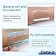 40 pcs 10 x 10 cm Wasserdichtes Pflaster,Duschpflaster Rolle,Transparent Bandage zum Antiallergisch,Second Skin Wasserdichte, Tattoo Folie Heilung zum Klebebandage Sport Duschen