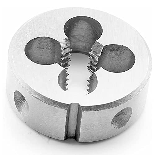 HUAZHICHUN 1PC 11/2-6UNC Tap + 1PC 11/2-6UNC Die, HSS Tap and Die Set Right Hand Tap