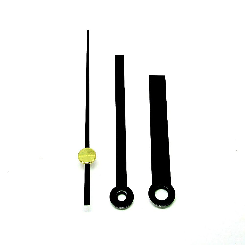 Replacement Black Metal Press Fit Clock Hands Compatible With HD 1688 Quartz Radio Controlled Mechanism Movement DIY Repair 68mm