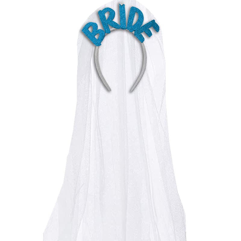 SüSLe Bebek ve Parti Bride Tüllü Taç - Mavi