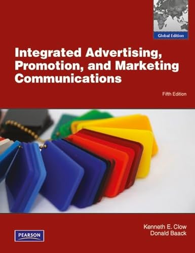Integrated Advertising, Promotion and Marketing Communications