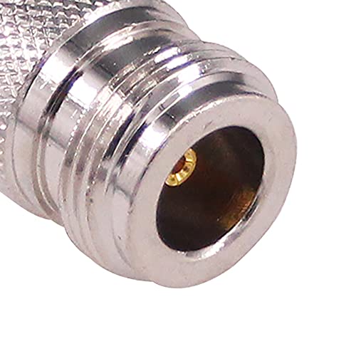 2 adaptadores coaxiales F hembra a N hembra RF 2pcs miniatura 7