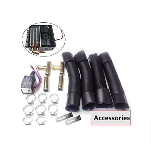 Auto 4 Port Underdash Compact Heater Kit 13X Copper Tube+Speed Switch Set For Truck Universal Trucks Minivans Excavators Harvesters Tricycles #TOP7