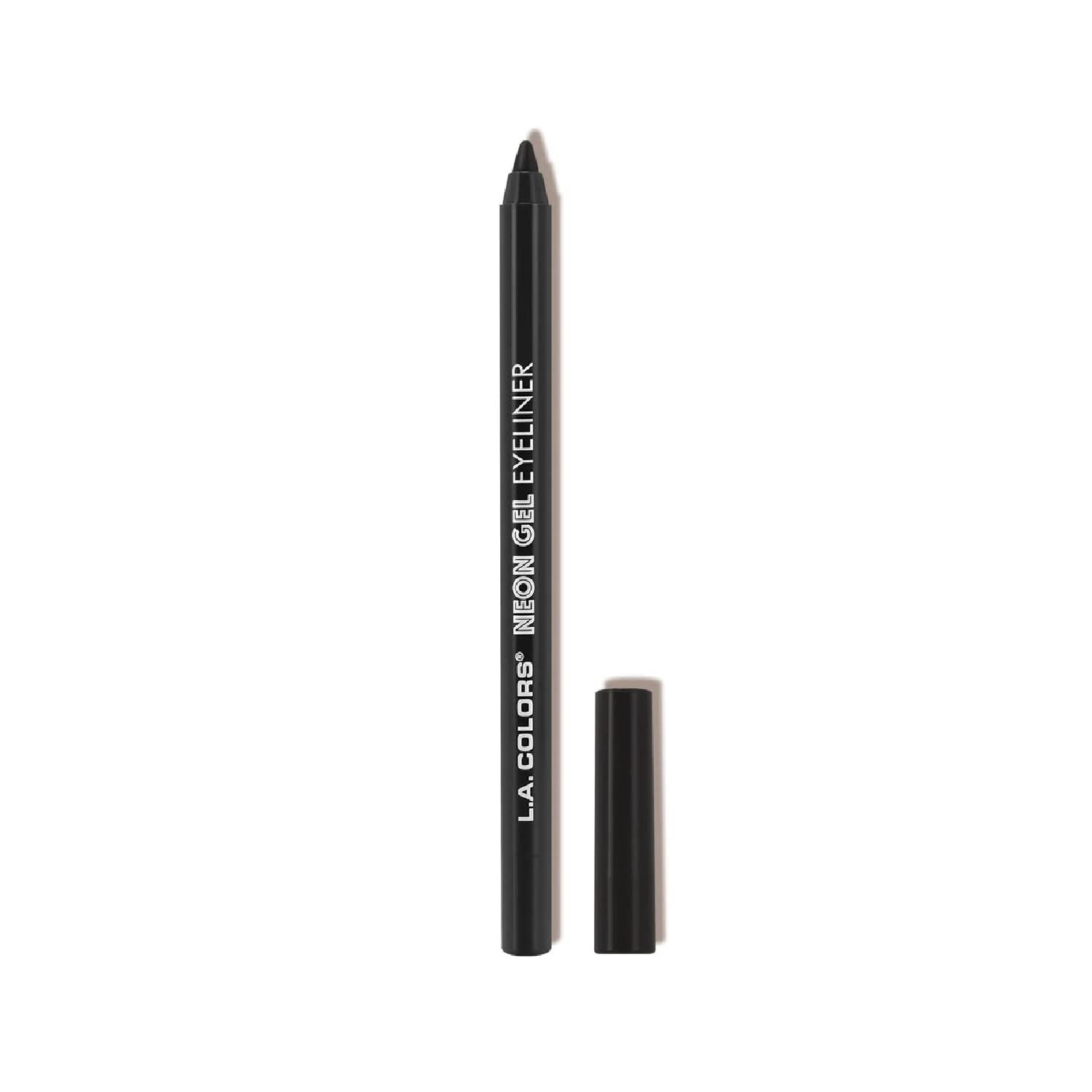 L.​A. Colors Eyeliner gel de couleur Midnight Black, eyeliner longue durée qui offre une couleur intense et une application douce pour accentuer votre regard avec précision.